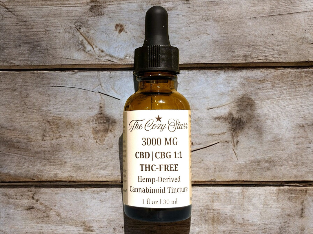 THC-Free CBD | CBG 1:1 Tincture – 3000mg