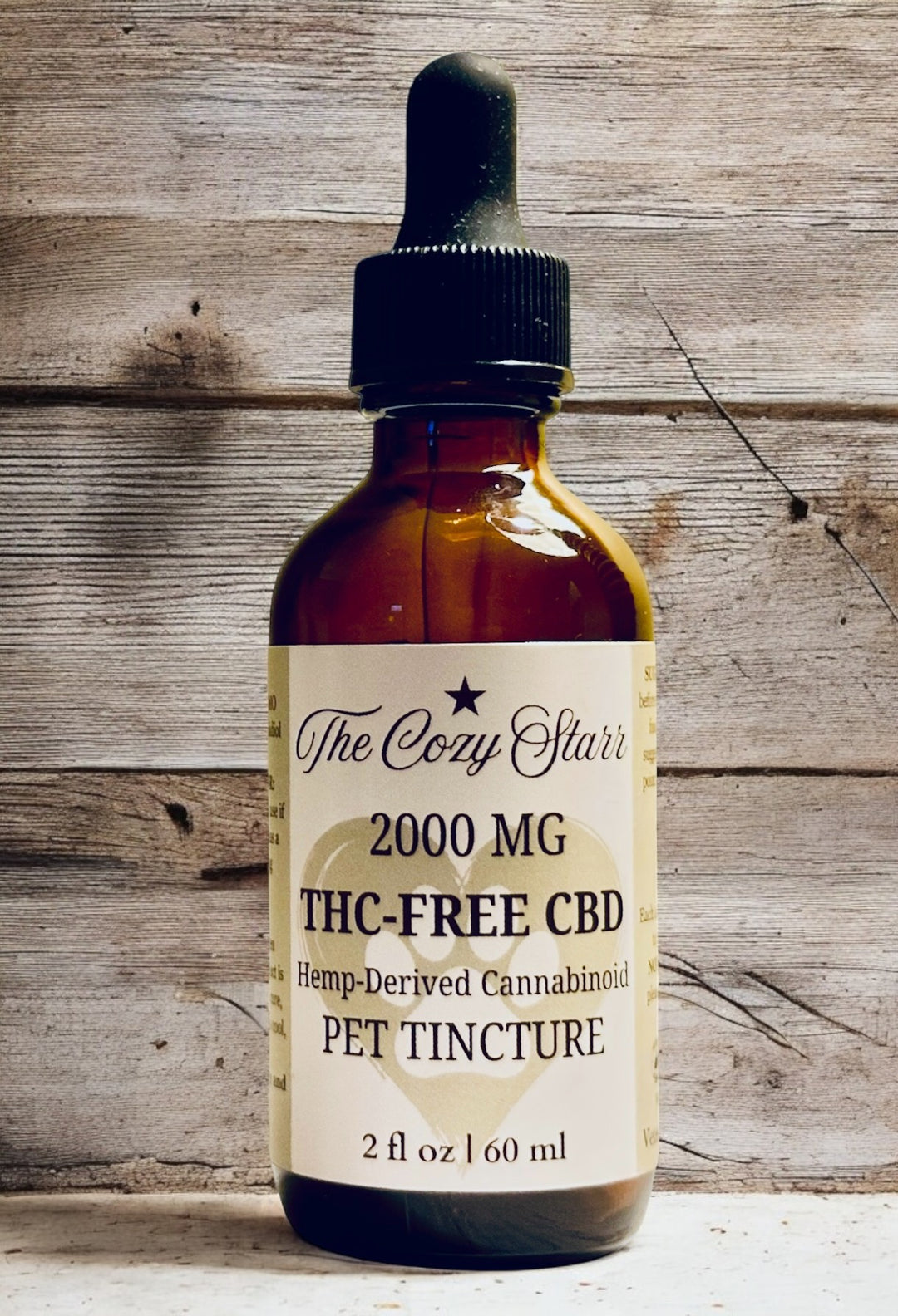 THC-Free Pet CBD Tincture – 2000mg Ultra-Refined CBD Isolate